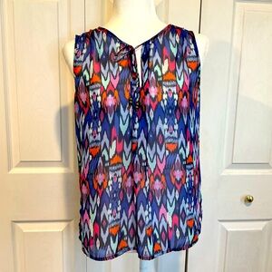 🐸 Gap Sheer Sleeveless Top / Blouse - Small